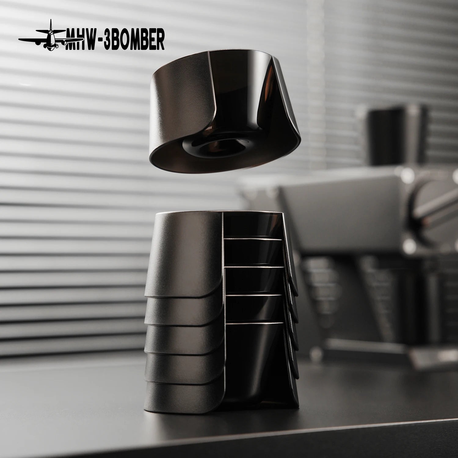 MHW-3BOMBER Coffee Cupping Bowl 220ml Professional Coffee Tasting Cup PC Material Barista Coffee Evaluation Cup Cafe Brewing Too