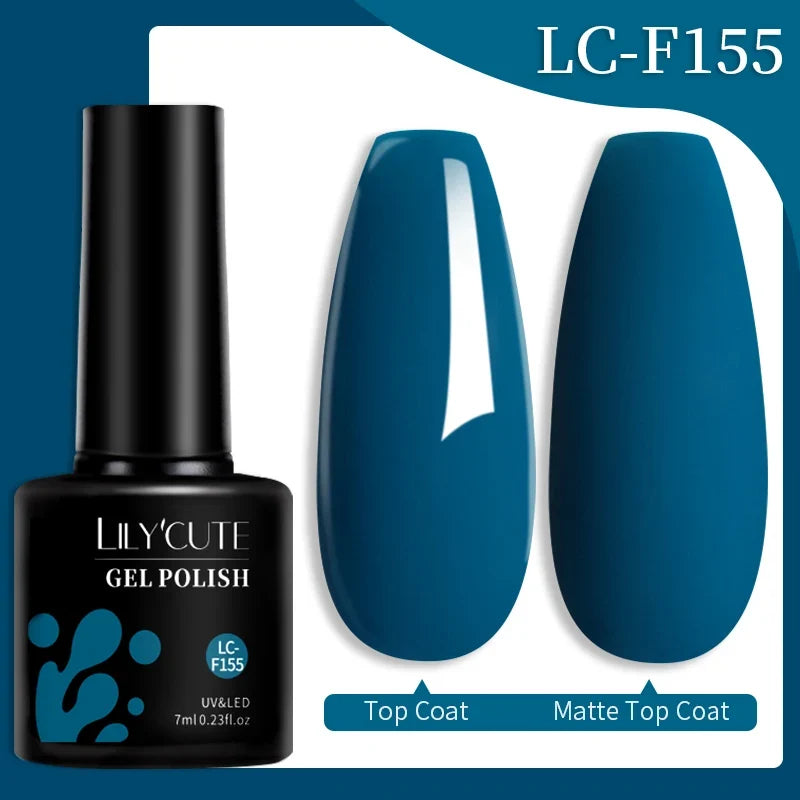 Blushimmer Lilycute 7ml colorful gel nail polish bottle with vibrant shades for long-lasting manicure and nail art.