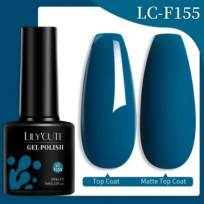 Blushimmer Lilycute 7ml colorful gel nail polish bottle with vibrant shades for long-lasting manicure and nail art.