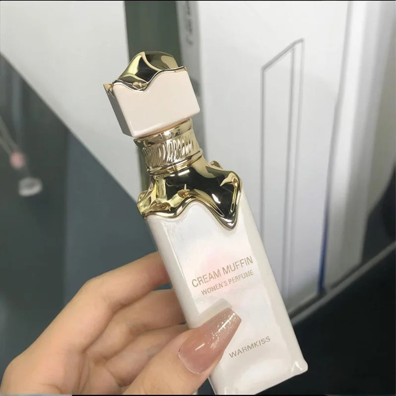 Blushimmer Arabian senior women's perfume spray with rich caramel, vanilla, floral, and fruity notes in a light, lasting fragrance bottle.