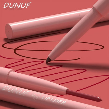 Blushimmer tapered lip liner pencil in natural nude brown with a creamy, long-lasting, waterproof matte finish for precise lip shaping.
