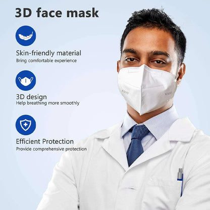 KN95 Masks Adults Mascarillas 5 Layers Filter Homologada Face Masks Protective Mouth Mask FFP2 MASK Respirator Masque