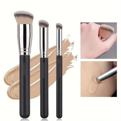 Foundation Concealer Brush, Premium Contour Blusher Brushes, Flawless Under Eye Dense Face Makeup Brush For Blending