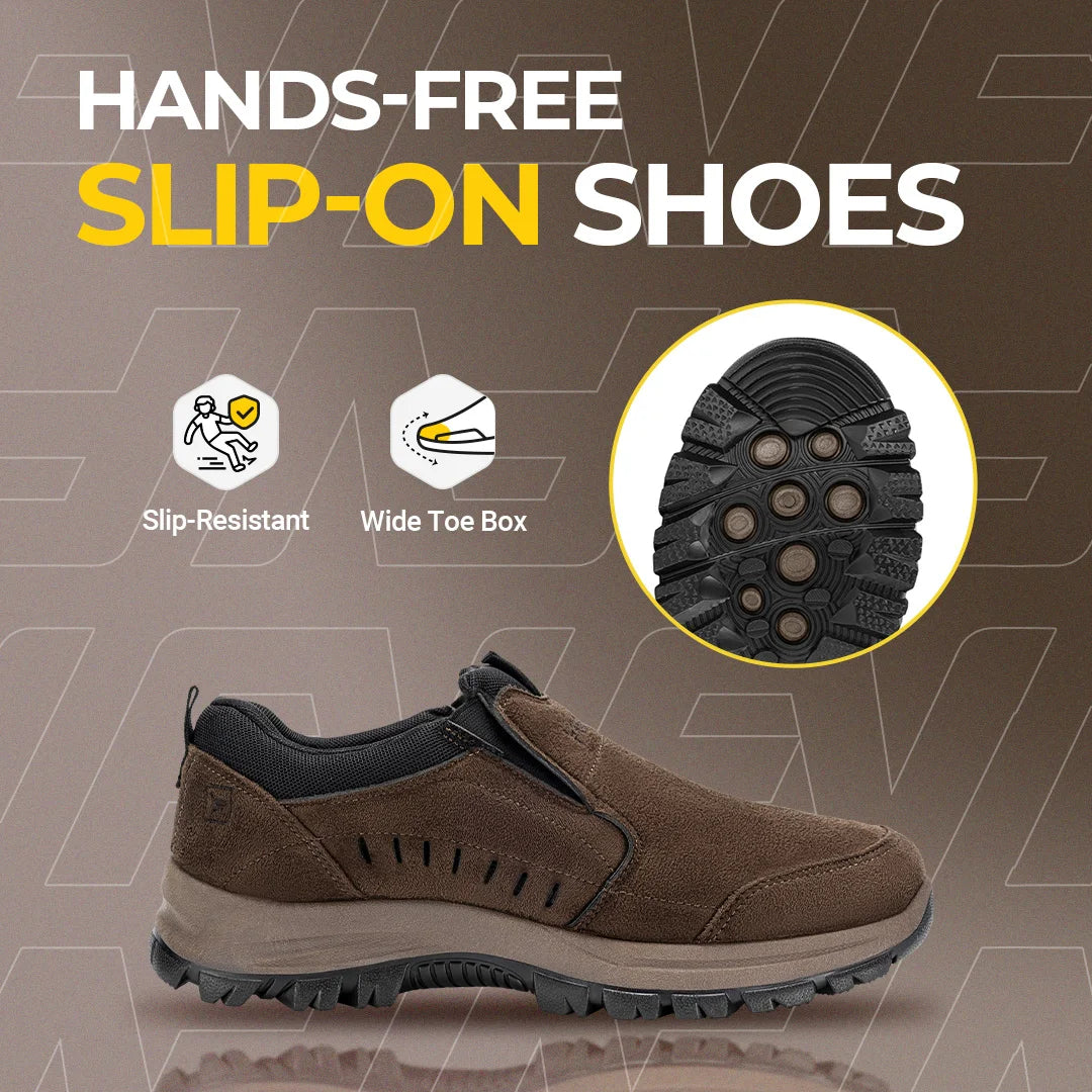 Men's Slip-On Shoes Loafers For Business Casual Wear Lightweight Comfortable With Arch Support Insoles For All-Day Comfort