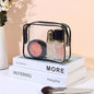 3Pcs Set Transparent Toiletry Bags Large Capacity Stroller Bag Travel Organizer Storage Pouch Makeup Cosmetics Bag Multifunction