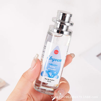 Blushimmer 35ml fruity rose scent female perfume with high-quality essential oil, showcasing elegant bottle and fresh floral design.