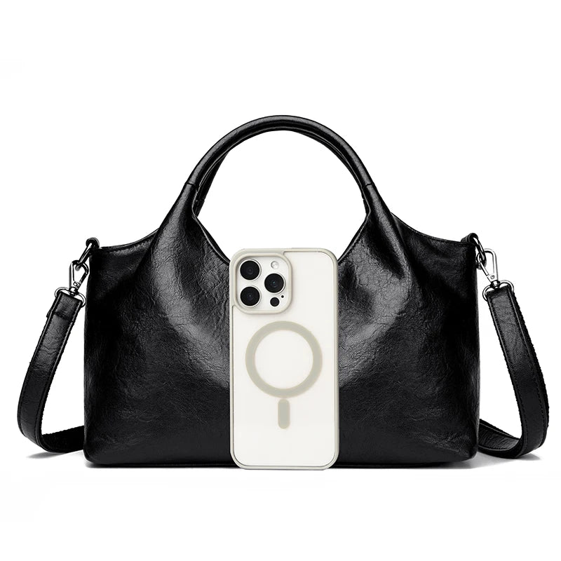 High Quality Large capacity Leather Women Tote Bag Designer Soft Leather Ladies Shoulder Crossbody Bag Fashion Female Handbags