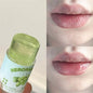 Blushimmer transparent coconut lip balm with moisturizing jelly texture, smooth lipstick, and hydrating lip care for dry lips.