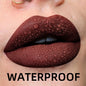Blushimmer matte velvet liquid lip gloss in nude red, waterproof lipstick with a glossy finish and lip tint for a bold makeup look.