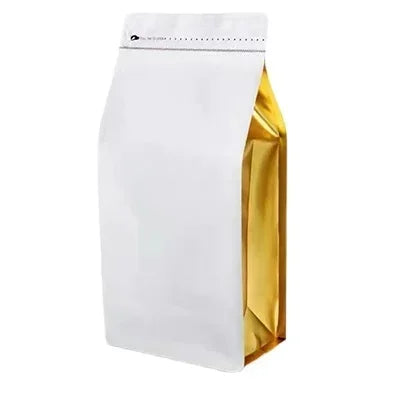 50pcs Smell Proof  Aluminium Foil Coffee Bean Powder ZipLock Packaging With Valve 125g 250g 500g 1kg Chocolate Tea Nut Bags
