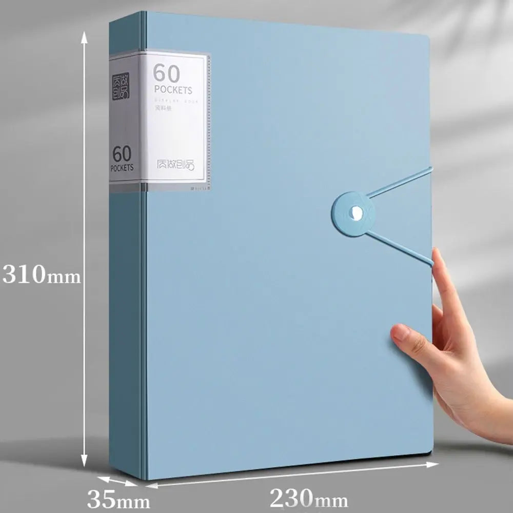 Desktop Storage A4 File Folder Multifunctional Waterproof A4 File Organizer Dustproof Large Capacity Document Organizer
