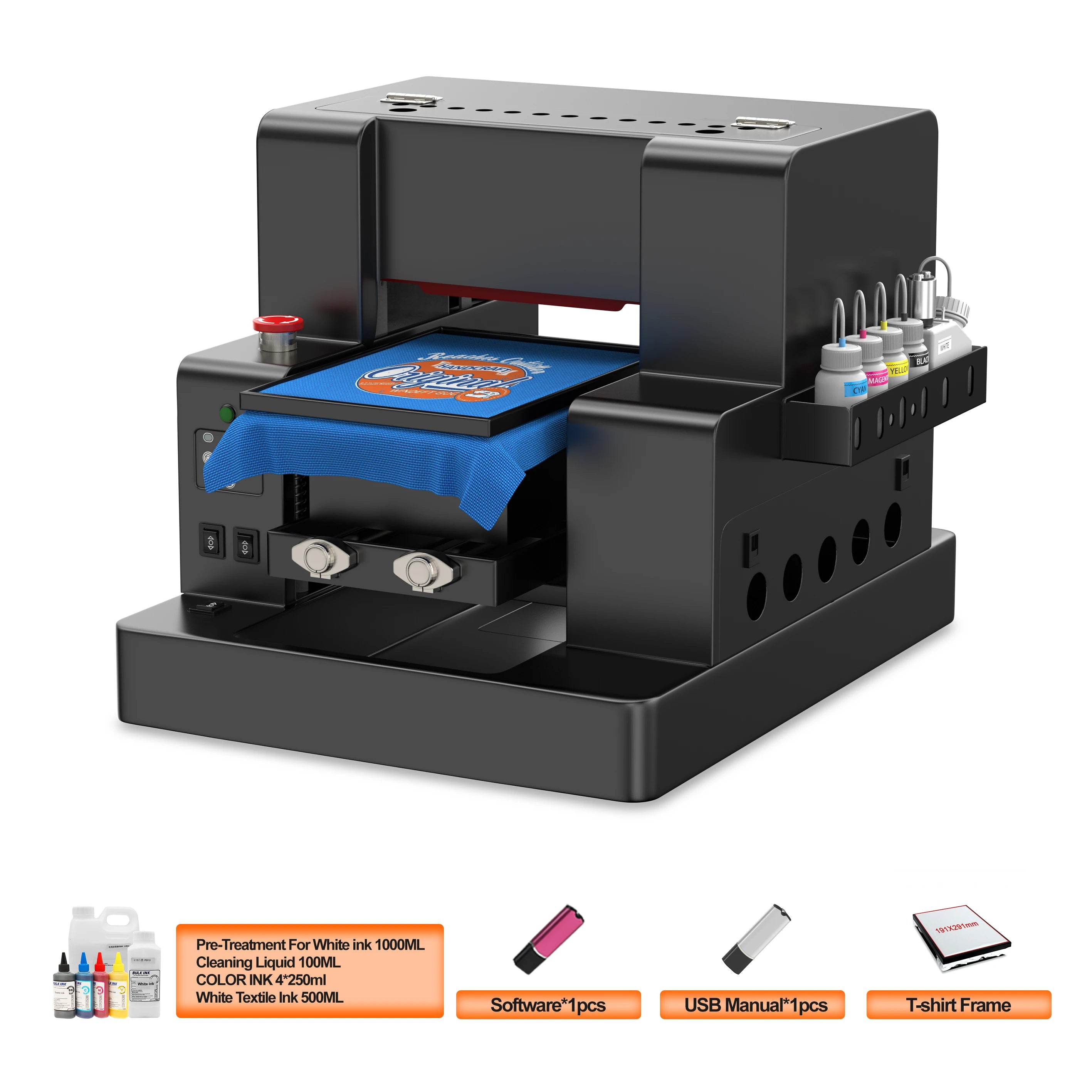 A3 DTG Printer impresora A4 L805 DTG Flatbed Printer Direct Print to Clothes Printing Machine A3 DTG Direct to Garment Printer