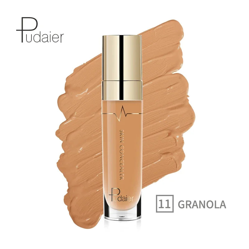 Blushimmer face contour concealer palette with liquid, waterproof, full coverage foundation and correctors for dark skin tones.