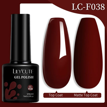 Blushimmer LilYCute 7ml colorful gel nail polish bottle with vibrant shades for long-lasting manicure and nail art.