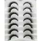 Set of 5 pairs of natural 3D mink false eyelashes from Blushimmer, perfect for makeup and beauty enhancement.