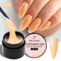 Milky White Nail Extension Gel Clear Nude Building UV Gel For Nails Finger Extensions Form Tips French Nails Manicure Nail Art