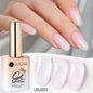 Blushimmer UR SUGAR 15ml translucent white gel polish for UV nail art, semi-permanent, soak-off gel varnish for elegant nails.