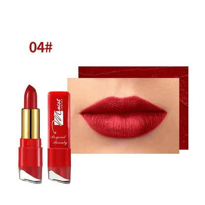 Blushimmer 12-color creamy moisturizing lipstick palette with long-lasting shades, ideal for women and makeup beginners.