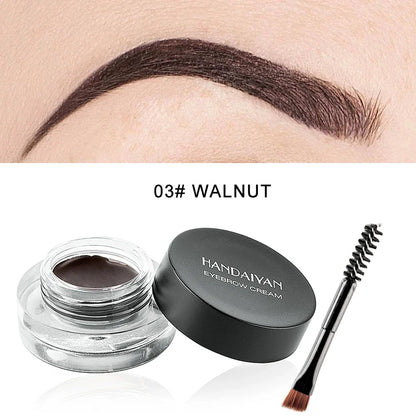 Blushimmer HANDAIYAN colorful eyebrow cream gel with high pigment, waterproof, long-lasting, with brushes for brow tinting and decoration.