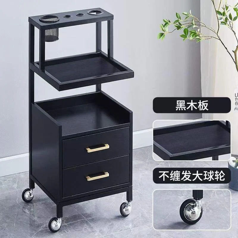 High Quality Modern Hair Salon Storage Cabinet Popular Stainless Steel Tool Cart for Barber Shop Home Use Stylish Living Room