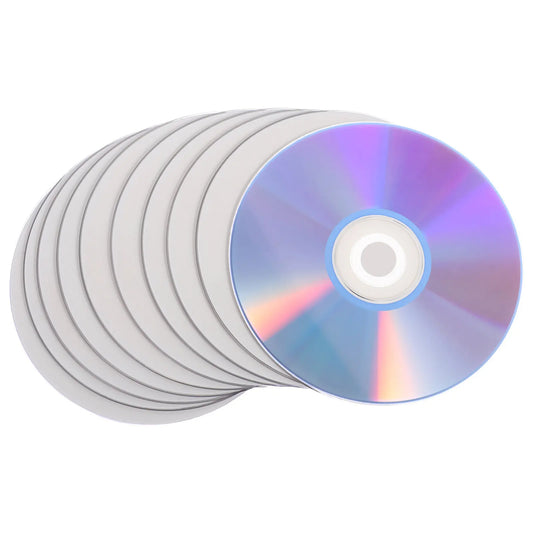 10pcs Blank DVD Discs Writable R High Capacity Recordable Discs Printable Media for Video Storage Photo Backup Computer Burning