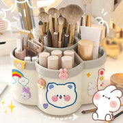 Rotating Desk Organizer With Compartments Large Capacity Pen And Pencil Holder Multi-Functional Office Box Stationery Supplies