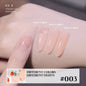 Blushimmer MIANEL Japanese-style fairy gel nail polish in white pink nude and ice clear shades for summer nails, 12ml bottle.