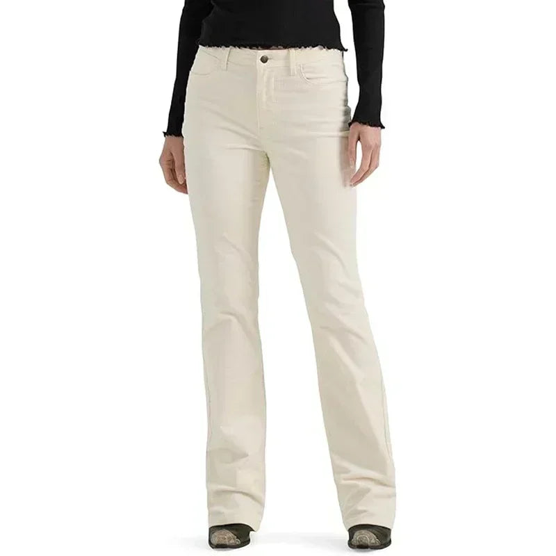2025 Ins Fashion Jeans Women Comfortable High Waisted White Jeans Girls Thin Stretch Denim Pants Female Straight Leg Trousers