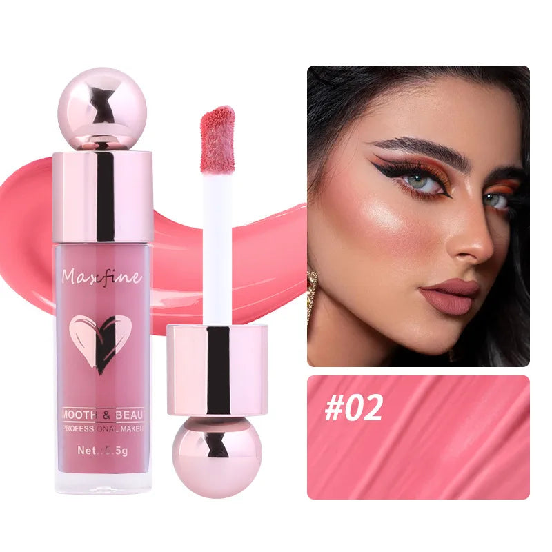 Blushimmer matte liquid blush in vibrant pink, long-lasting, highly pigmented, smooth stage makeup with a non-fading finish