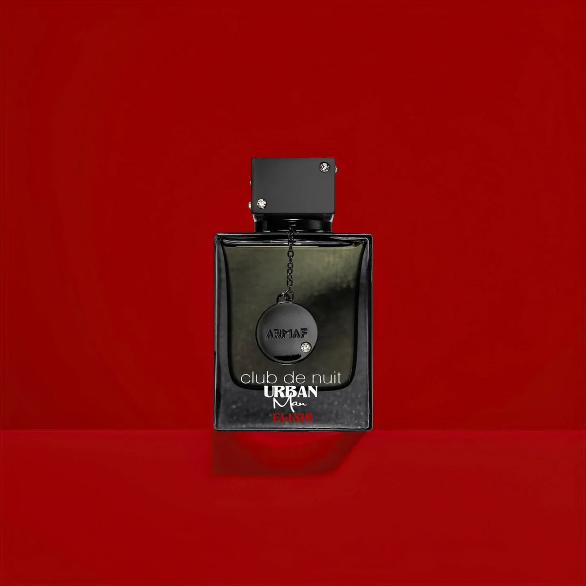 Armaf Club De Nuit Urban Man Elixir men's perfume spray, 3.6oz, with sleek bottle design and elegant packaging.