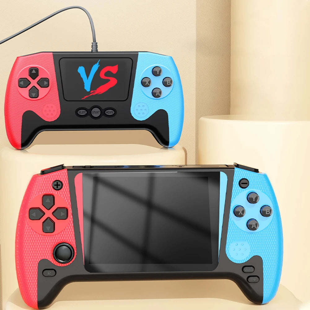 Gaming Console 3.5inch LCD Screen Built-in 500 Games Portable Game Console Nostalgic Game Console for 2 Players for Kids Adults