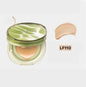 Blushimmer Mistine Foundation Air Cushion with natural dewy finish, moisturizing powdered cream for dry skin, 13gx2 pack.