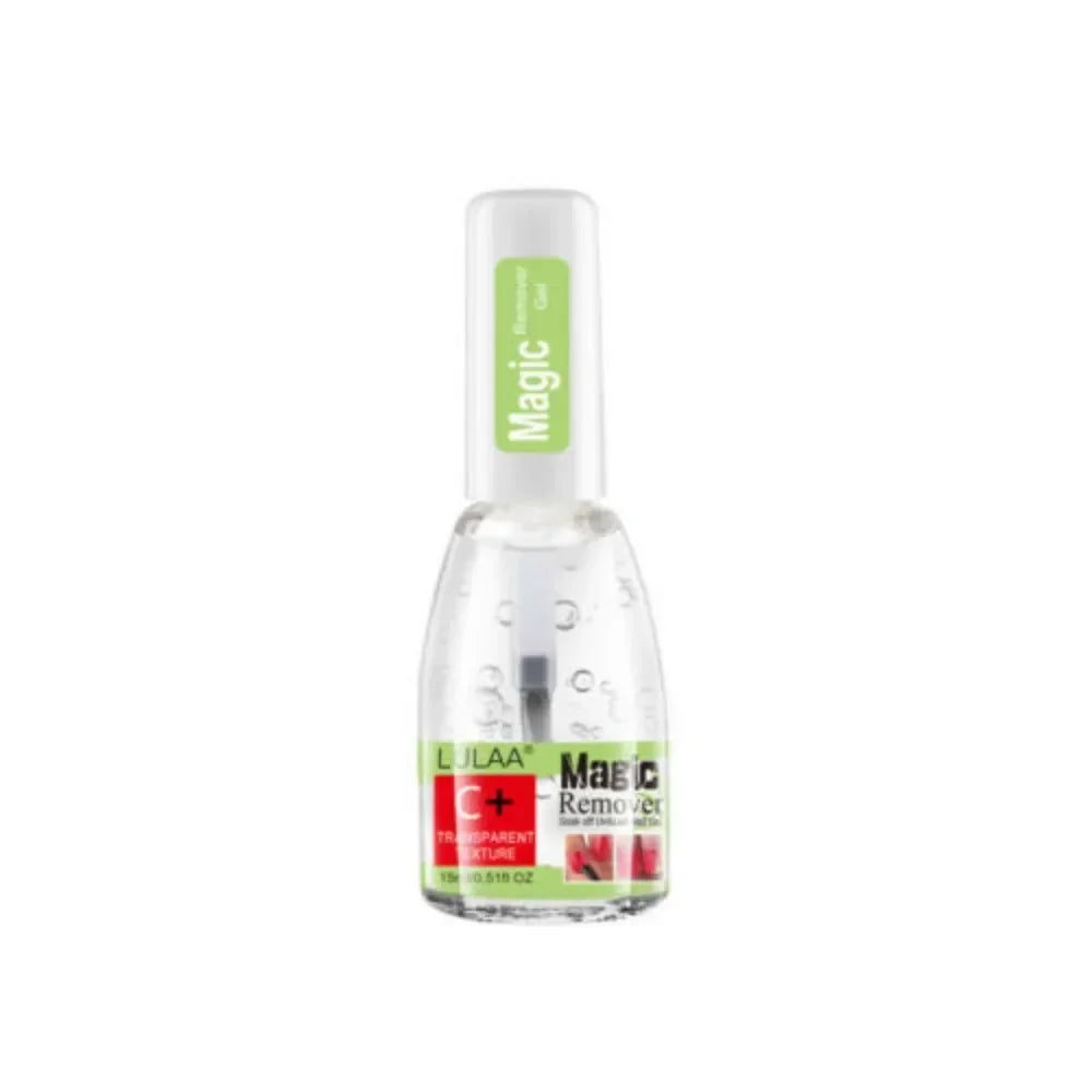 Blushimmer 15ml fast remover gel for nail polish with soak-off UV and LED removal cleaner, ideal for manicure nail art tools.