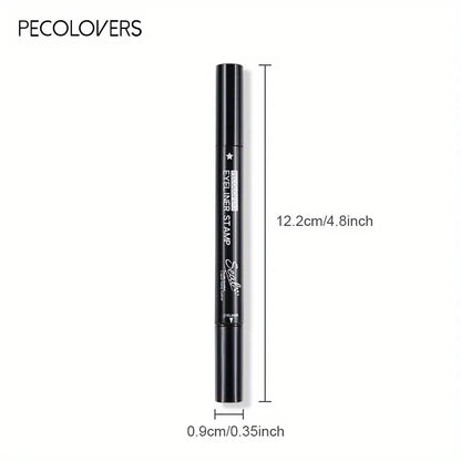 Blushimmer 7 styles liquid eyeliner stamp pen with double-ended red and black waterproof, fast-drying eye makeup for easy application