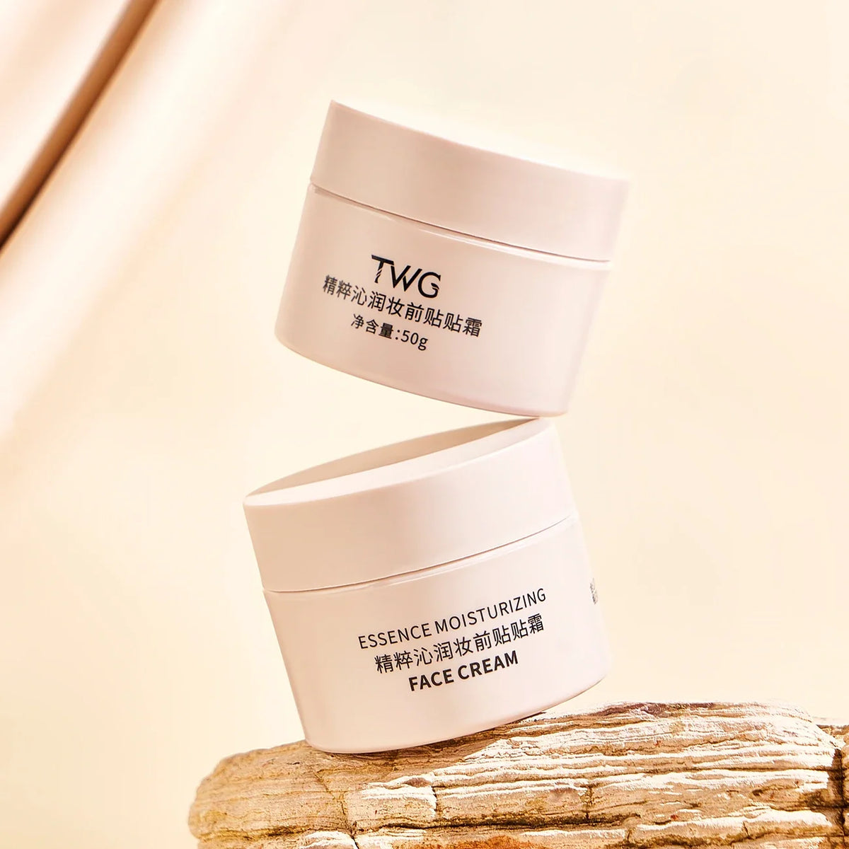 Blushimmer moisturizing foundation cream applied before makeup, creating a natural, lasting, and dewy base for flawless skin.