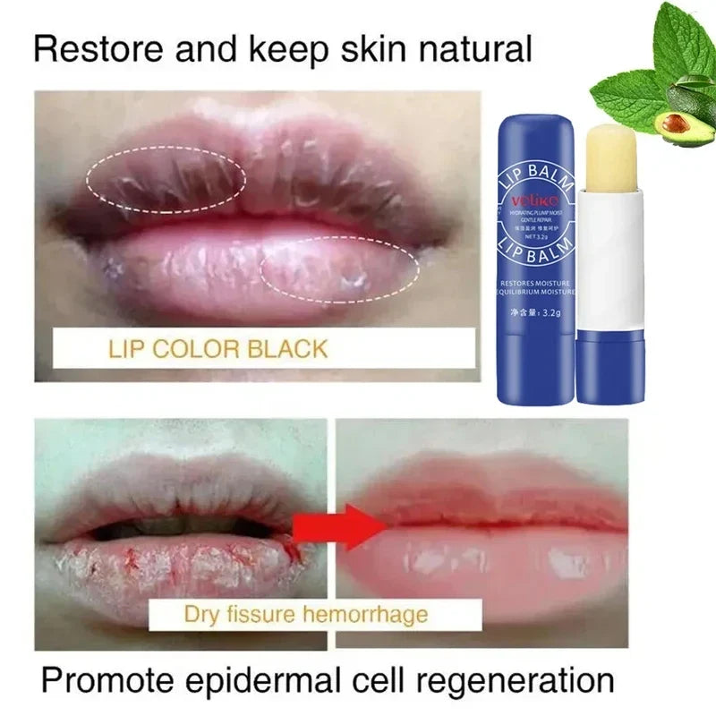 Blushimmer exfoliating lip balm and mask with gloss, moisturizer, and dead skin removal for dark lips and melanin lightening.