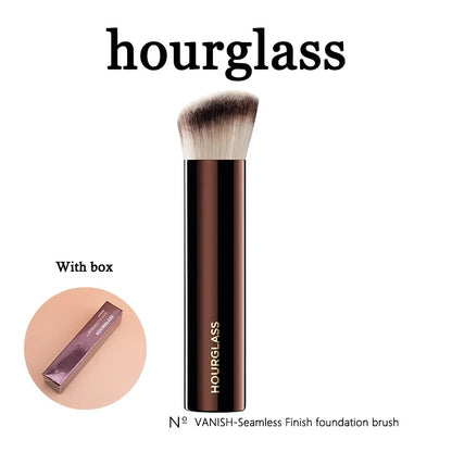 Blushimmer seamless finish angled concealer brush for face, ideal for buildable coverage of liquid and cream concealers.
