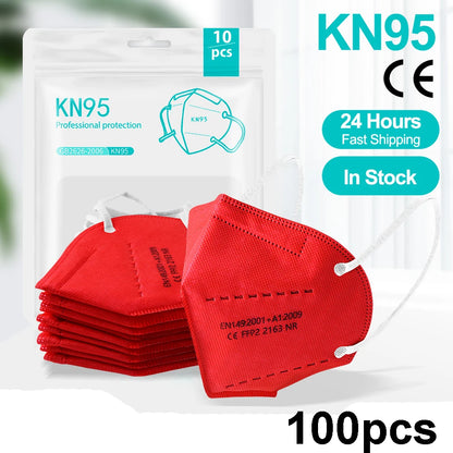 10-100Pcs FFP2 Masks kn95 Mascarillas KN95 Face Mask Filter 5Layers Mascarillas Quirurgicas Homologadas Reusable FFP2 Mask
