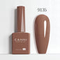 Blushimmer CANNI Hema Free Nail Gel Polish Fall Color Collection with semi-permanent diamond long wear top coat in red and nude shades