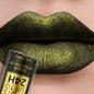 Blushimmer 14-color glitter metallic lip gloss with shiny, long-lasting, waterproof liquid lipstick and lip oil in vibrant shades.