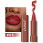 Nude brown lip liner pencil by Blushimmer with velvet matte finish, waterproof, non-stick, for defined lips and makeup.