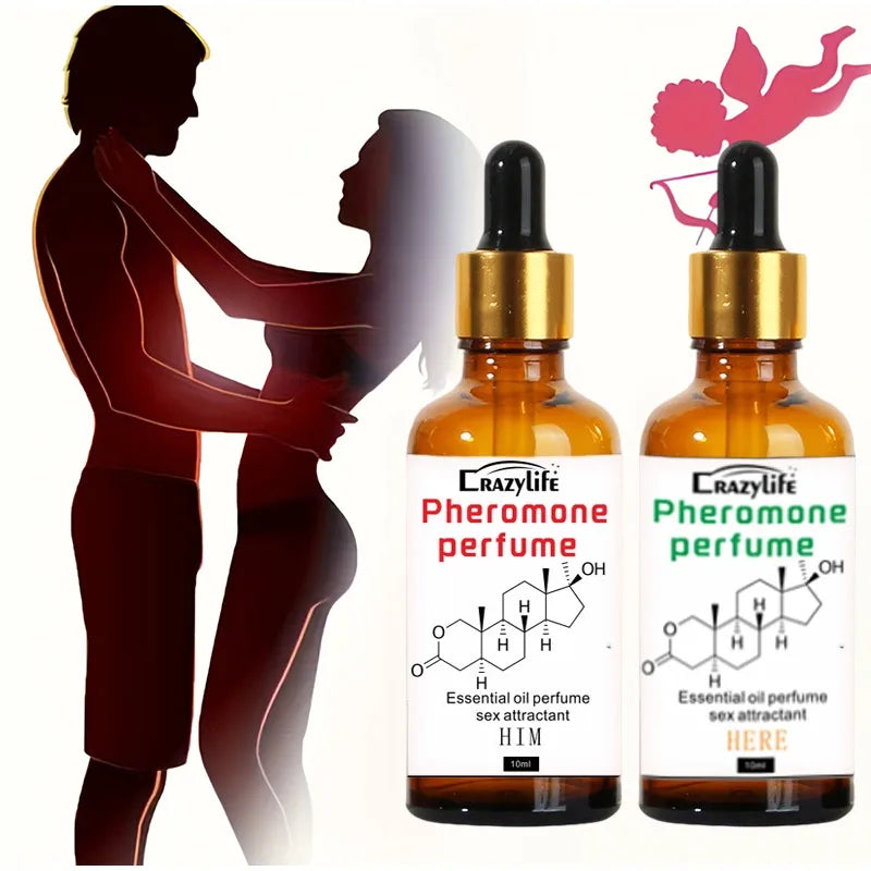 10ml Blushimmer pheromone couple perfume for men and women, lightweight essential oil fragrance for attraction and lasting passion.