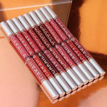 Blushimmer velvet matte lipstick and lip gloss in light red, silky liquid lip tint with long-lasting, smooth texture for women.