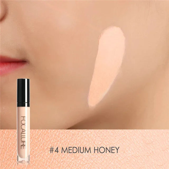 Wholesale FOCALLURE 7-color waterproof face concealer and foundation by Blushimmer, moisturizing smooth liquid makeup in diverse shades