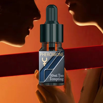 Blushimmer men's pheromone perfume bottle with sleek design, designed to attract women and boost confidence for dating and nights out.