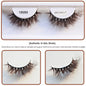 Blushimmer Red Siren brown fluffy mink lashes with soft, natural strip design for a luxurious cosplay eyelash look.
