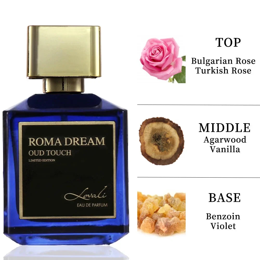 Blushimmer men's 3.4 oz eau de toilette spray with lemon, pepper, and vetiver scent, ideal for dating occasions.