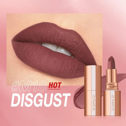 Blushimmer O.TWO.O matte lipstick and lip tint in 14 colors, waterproof, long-lasting, non-transfer, smooth, highly pigmented velvet lipsticks