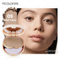 Blushimmer waterproof pressed powder foundation with matte finish and full coverage, suitable for all skin types in light to medium tone