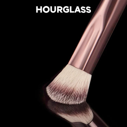 Blushimmer Hourglass No.19 Concealer Brush with soft fiber hair, seamless finish makeup application, single face fashion design.